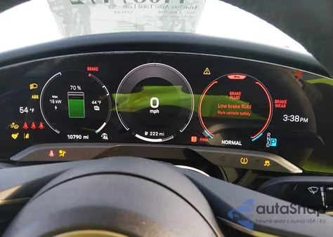 2025 Porsche Taycan 4 z USA, uszkodzony, nr VIN WP0AA2Y14SSA11510